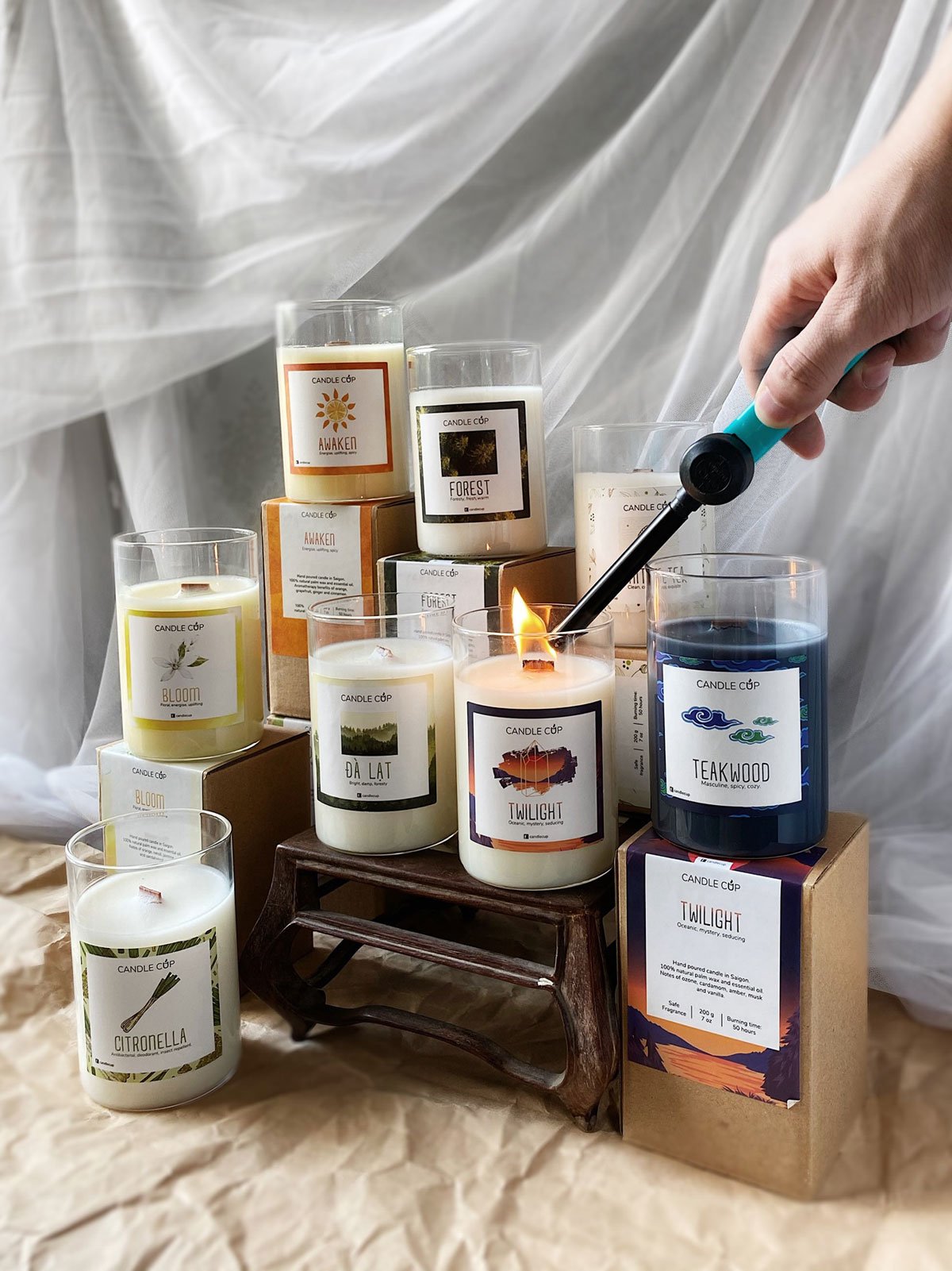 CandleCup Boutique Shelf Presence